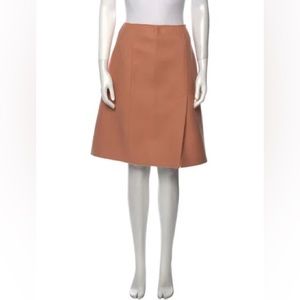 Jason Wu 100% Virgin Wool Knee-length Skirt - color blossom, size 4 - New